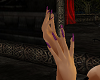 Star Hands Fushia Nails