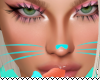 Teal Bunny Nose/Whiskers