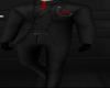 Black red suit