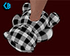 BW Teddy Slipper Plaid F