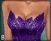 Purple Trumpet Gown