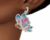 Ant. Butterfly Earrings