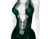 vestido esmeralda verde