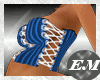 preggo corset blue