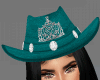 Cow Girl Hats Turquoise