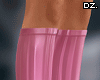 D. Vinyl Boots - Pink