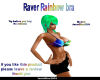 Raver Rainbow bra
