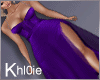 K vday purple gown