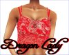 Red Dragon Lace Crop