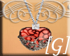 [G] Red Heart Necklace