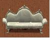 ivory victorian sofa
