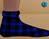 Blue Socks Plaid (M)