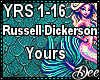 Russell Dickerson: Yours