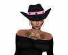 Black Cowgirl hat P&Pur