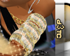 [D3]:Silver&gold|bangles