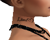 Làni neck girl tattoo