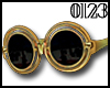 *0123* Gold Glasses