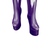 23 Bunny boots purple