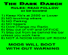Dark Dance Rules