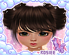 ✿ add on bangs brown