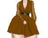 FNK* brown elegant dress