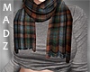 MZ! Plaid layer scarf