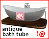 !@ Antique bath tube