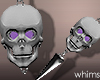 Skeleton Skull Earrings