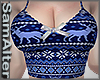 WINTER TOP BUSTY BLUE