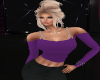 R~ Purple Chain Sweater