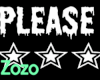 rate sign
