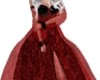 red princess gown