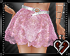 S Pink Lace Skirt