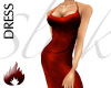 B* Slink Dress -SilkRed