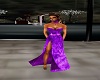 slit purple dress