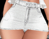 F*denim skirt white