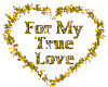 sticker  heart gilded