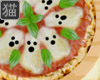 JK Halloween Ghost Pizza