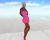 Hot Pink Sweater Dress