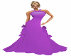 Goddess Purple Ballgown