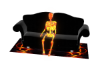 I Love Halloween couch