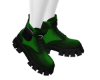 GREEN  BLING BOOTS