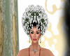 QUEEN ROSES WHITE HAT