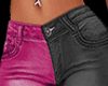 RLL Pink Black Jeans