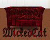 Wickeds Red Iron Couch