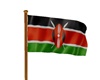 Flag Kenya Animating
