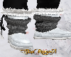 Winter Boots White Grey
