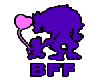 BFF Sticker D/Purple