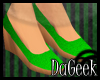 [KDG] Green Wedge Heels