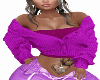 2 tone pink sweater